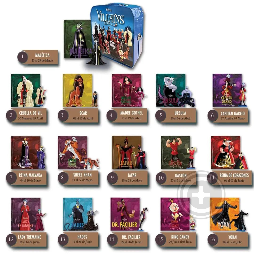 Colección figuras las Malvadas de Disney